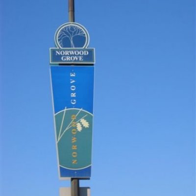 Custom Street Name Blade