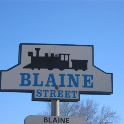 Custom Street Name Blade