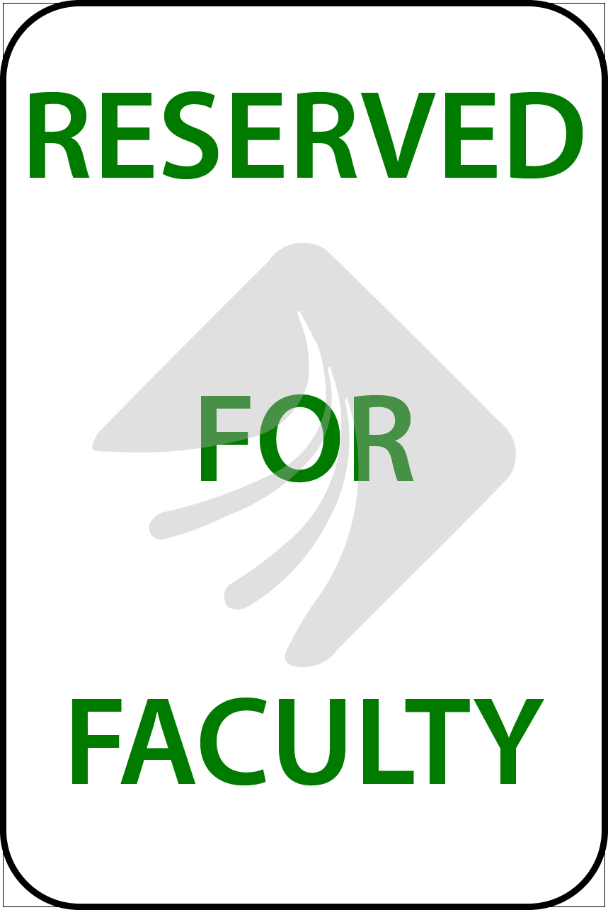 Reserved For Faculty