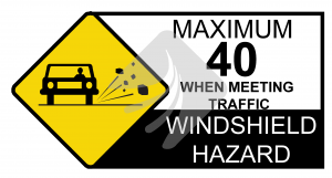 Wind-shield Hazard