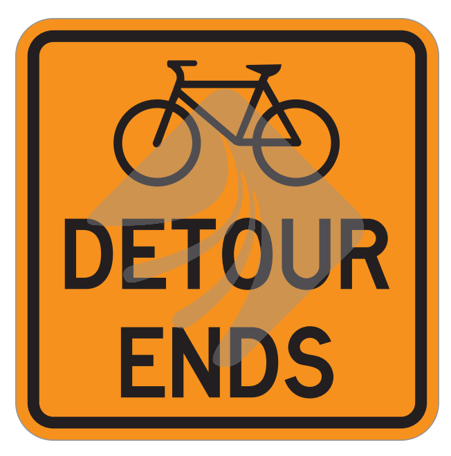 BICYCLE DETOUR ENDS