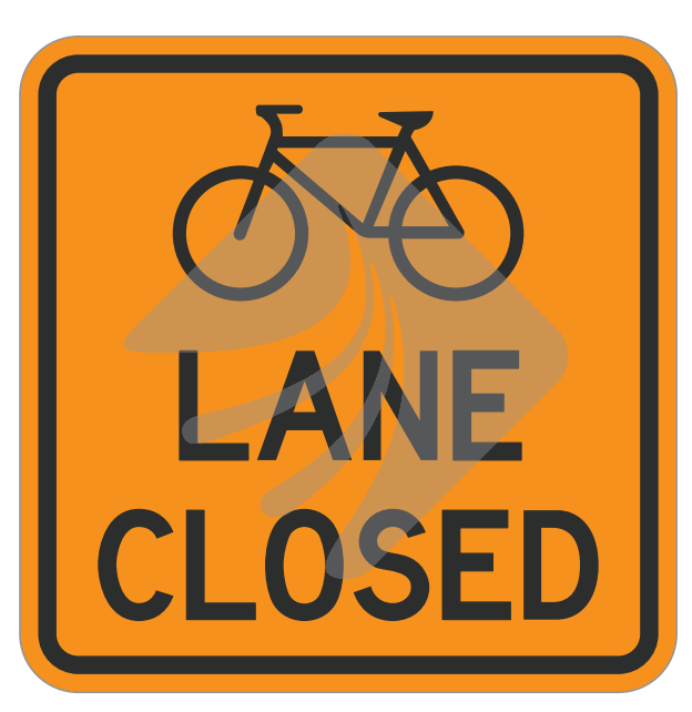 bicycle lane closed